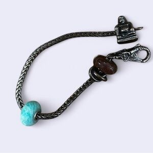 Trollbead bracelet with elephant clasp